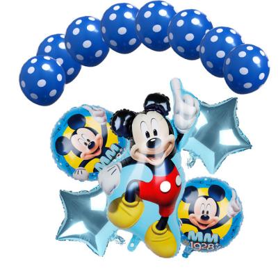 China Gift Toy Happy Birthday Party Decorations Kids Baby Shower Party Balloon Toys Giant Mickey Minnie Mouse Foil Balloon for sale