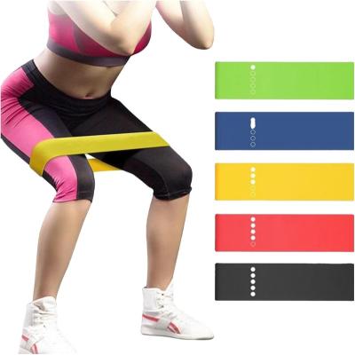 China Wholesale High Elasticity Bodybuilding Fitness Equipment Yoga Workout Elastic Bands Physiotherapy Fitness Stretch Resistance Bands for sale