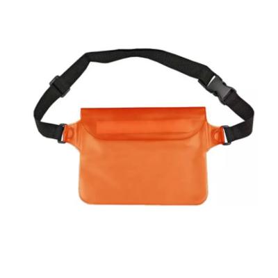 China 2022 Hot Selling Clear PVC Waist Bag Waterproof Amazon Adjustable Fanny Pack Raincoat for sale