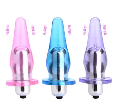 China New Customized Vibrator Soft/Flexible Round Metal Sex Toys For Couples Anal Plug Butt Vibrating Plug for sale