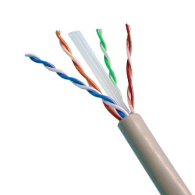 China Grey PVC Ethernet Cable 1000FT UTP CAT6 Cable 1Gbps High Speed for sale