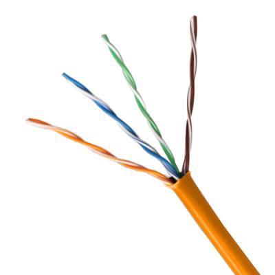 China LAN UTP CAT5E kabel CM Plenum kabel 24AWG 100MHz koper stabiele gegevensoverdracht 1000ft Te koop