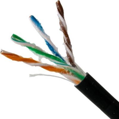 Chine 1000FT UTP CAT5E câble extérieur PE câble 24AWG étendre à 350MHz câble de colle de remplissage à vendre