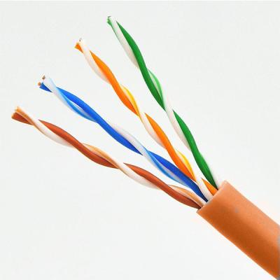 Chine Cable CMR en cuivre pur solide Cat5e UTP 24AWG étendu à 350MHz 1000FT à vendre