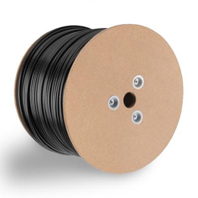 Cina 0.50mm Cable di rete in rame massiccio FTP CAT 5E esterno PE+PVC nero impermeabile in vendita