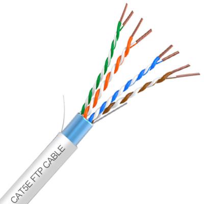 Κίνα CAT5E FTP Λευκό LSZH καλώδιο Jacket 24AWG 100% Copper Pass Fluke προς πώληση