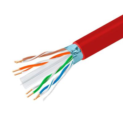 Китай Красный ПВХ FTP CAT6 кабель 250MHz Lan кабель 23AWG 1Gbps специальный для проекта кабель продается