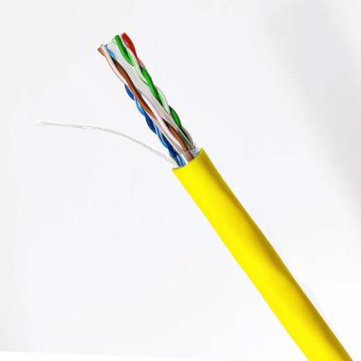 China 500MHz 23AWG UTP CAT6A Cable PVC Cable 1000FT CMP-LP 0.5A Para transferência de rede à venda