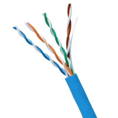 China 23AWG UTP CAT6A Cables de cobre sólido desnudo LSZH CPR B2ca 1000FT 10Gbps Cables de red en venta