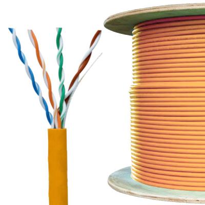 China UTP CAT6A 23AWG 500MHz CPR Dca LSZH Cable 1000FT para conexión a red en venta