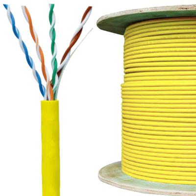 China LSZH UTP CAT6A Cable AXT PASSED CPR B2ca Ethernet Cable 23AWG 500MHz 1000Ft for sale