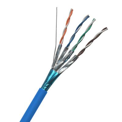 중국 23AWG FFTP CAT6A 케이블 블루 LSZH 10Gbps 고속 네트워크 케이블 1000Ft 판매용