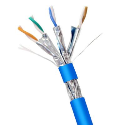 China 23AWG SFTP CAT6A Kabel CPR PVC Dca-S2 D2 A1 10Gbps Hochgeschwindigkeitsnetzwerkkabel 1000FT zu verkaufen