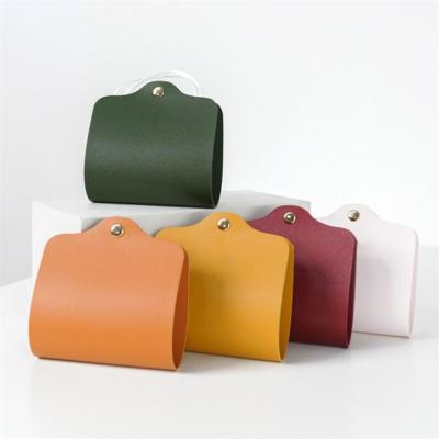 China Factory Logo Environmentally Friendly Custom Face Hidden Storage Box PU Case Back Hidden Leather Stand for sale