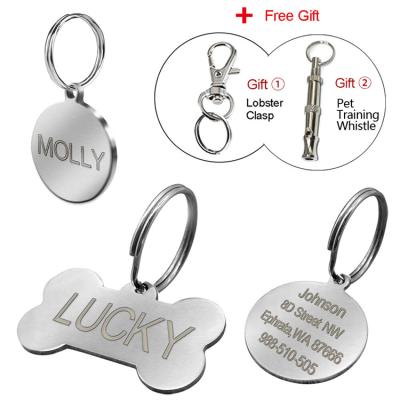 China HOT China Sublimation Aluminum Collar Name Engrave Custom Collar Cat Dog Pet ID Name Tags for sale