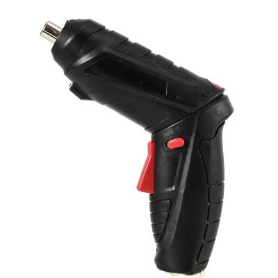 China Lomvum Plastic Black USB Charging Multi Functional Drill Screwdriver Mini Electric Cordless Power Screwdriver Set for sale