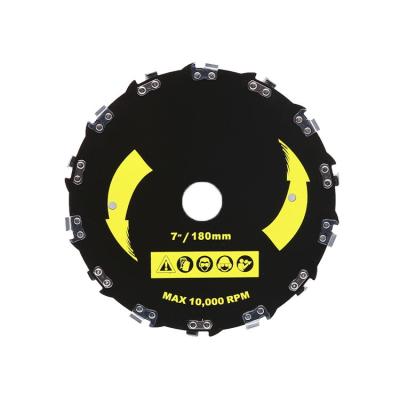 China Garden Tools7inch Main Sale Brush Cutter Blade Anti-Slip Hot Grass Trimmer Circular Saw Blade Chainsaw Blade for sale