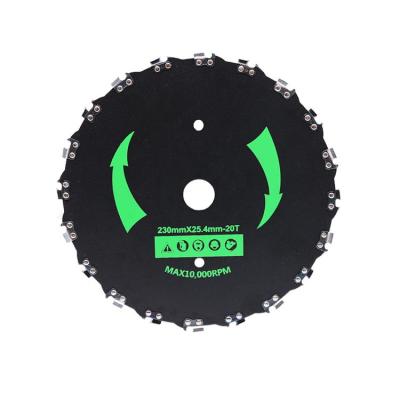 China Anti-skid Brush Cutter Blade Grass Trimmers Power Lawn Mower Replacement Garden Tools Main Steel Spare Parts for sale