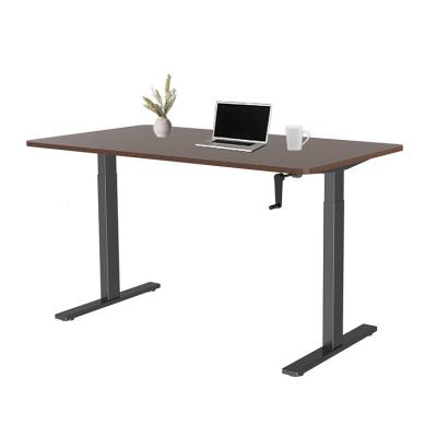 China Adjustable Standing Desk Crank Height Adjustable Desk (Height) Adjustable Manual Height for sale