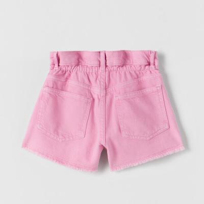 China Kids Jeans Factory China Girls Breathable Denim Shorts Kids Girls Custom Made Shorts for sale