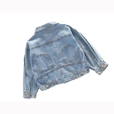 China New Arrival Design Kids Denim Jackets Girls Denim Coat Breathable Clothing Kids Denim Coats for sale