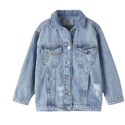 China High Quality Breathable Toddler Denim Shirt Jacket Kids Wear Baby Boys Kids Top Denim Jacket for sale