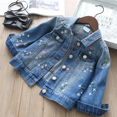 China New Kids Jacket Boys Girls Breathable Denim Jackets Embroidered Denim Jacket for sale