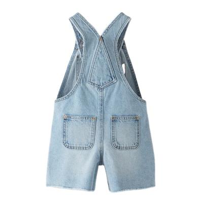 China Breathable Denim Pants Jmpsuit Denim Overalls Kids Denim Overalls Custom for sale