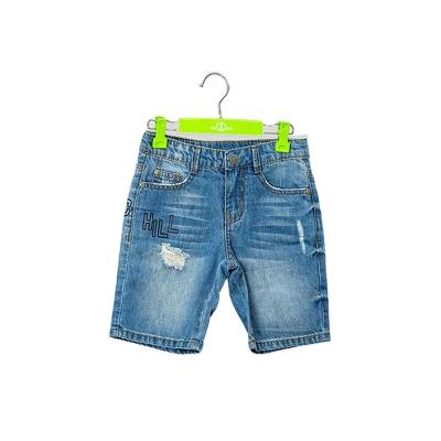 China Custom Wholesale Boys Breathable Denim Shorts Regular Fit Boys Jeans Shorts for sale