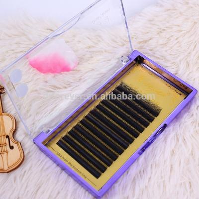 China OEM New Hand Made Tapered Double Layers Volume Eyelash Extension for sale