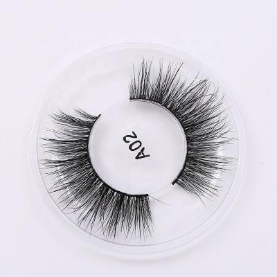 China Premium 3d Mink Lash Tapered Eyelashes Private Label Strip False 100% Real Mink Fur Handmade Eyelash for sale