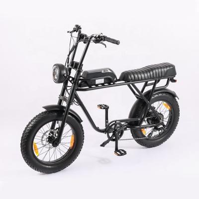 China Aluminum Alloy Retro Style Fat Tire 36V 500W Electric Bike For Sale for sale