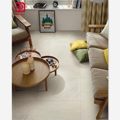 China Rustic Tropical Tiles Sandstone Glazed Porcelain Tile For Supermarket for sale