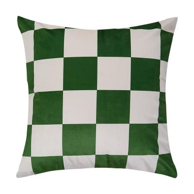 China Folded Chess Velvet Tile Cover Luxury For Sofa Chairs Home Decor With Cushion Cover for sale