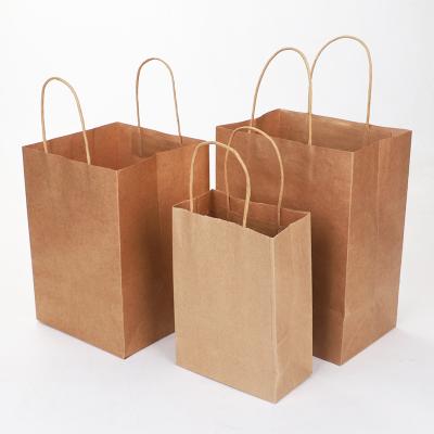 China Biodegrable/compostable wholesale custom logo kraft paper bag or white high quality cheaper paper bags for sale