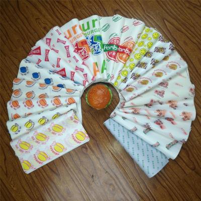 China Factory Price Moisture Proof Pe Coated Custom Design Size Food Wrapping Paper Grease Resistant Grocery Wraps Safe Paper Food Wrap Paper for sale