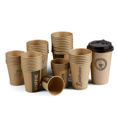 China Disposable Amazon Hot Selling 8/12/16/20 Ounce Biodegradable Paper Coffee Cups Jackets And Sleeves Paper Cup Sleeve for sale