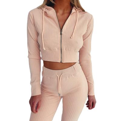 China Amazon Hot Sale Hooded Casual Suit Women Ladies Breathable Sportswear for sale