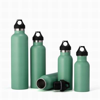 China 450/500/750/1000ml Sage Sustainable Sports Water Bottle Double Wall Stainless Steel Insulated Water Bottle Keeps Drinks Cold And Hot for sale