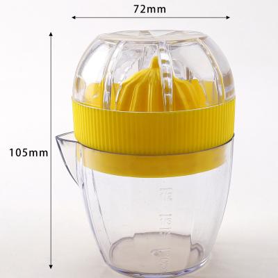 China Factory price viable commercial lemon lime juicer manual with jucie cup storage container lemon lime juicer for sale