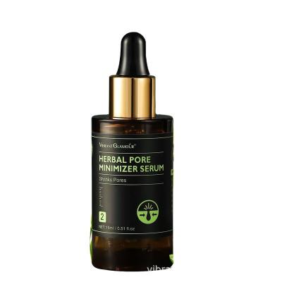 China Overnight Herbal Pore Minimizing Serum Moisturizing Whitening Oil Control Removing Blackhead Acne Facial Treatment 15ml for sale