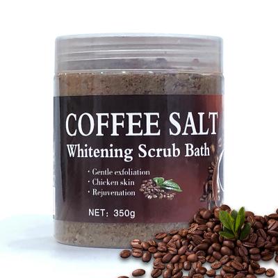 China 3 Years Frontier Exclusive Coffee Scrub Bath Salt Sea Salt Deep Cleansing Dead Skin Scrub Bath Coffee Scrub for sale