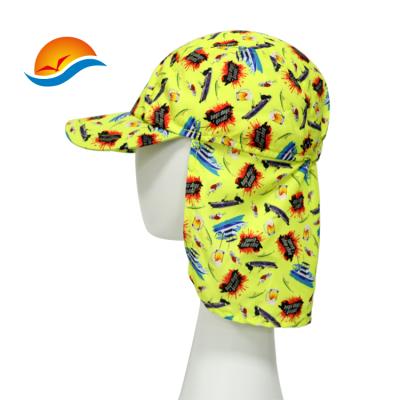 China JOINT Kids Wave Sun Protection Neck Tarp Hat With String UPF50+ Beach Legionnaires Hat for sale