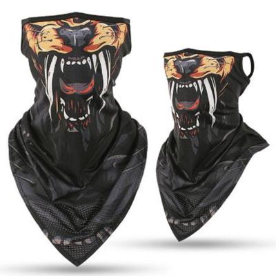 China Easy Operate Face Bandana Ear Loops Face Balaclava Men Women Neck Cuffs For Dust Wind Motorcycle Bandana for sale