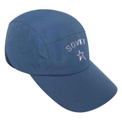 China COMMON Logo Print Quick Dry Lightweight Custom Breathable Polyester Sports Soft Unstructured Running Hats for sale