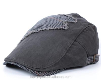 China Ivy COMMON custom worn hat, distressed newsboy hat for men. for sale