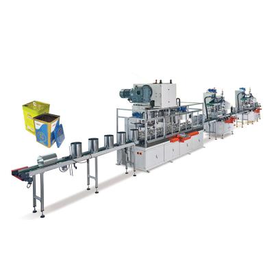 China 28-30CPM Square can making machine square tin can production line 10-18L square can making machine for sale