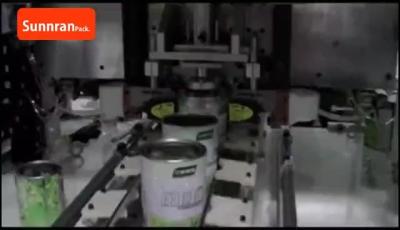 Cina Il piccolo giro Tin Can Making Machine 35CPM automatico per pittura 1L può in vendita