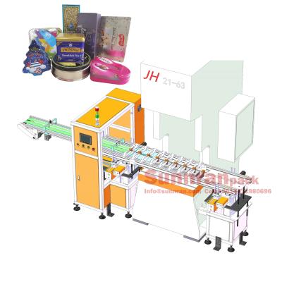 China CER Zertifikat-Tin Can Making Machine Productions-Linie 3800x1300x1800mm Szie zu verkaufen