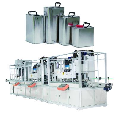 China Rectangular Oil Can Making Machine , Oil Tin Manufacturing Machine 40CPM 3P for sale